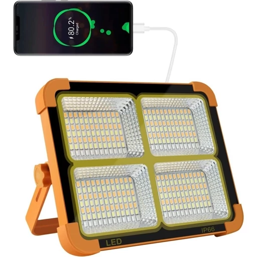 چراغ پروژکتور LED سولار مدل SOLAR LED LIGHT با شارژ خورشیدی