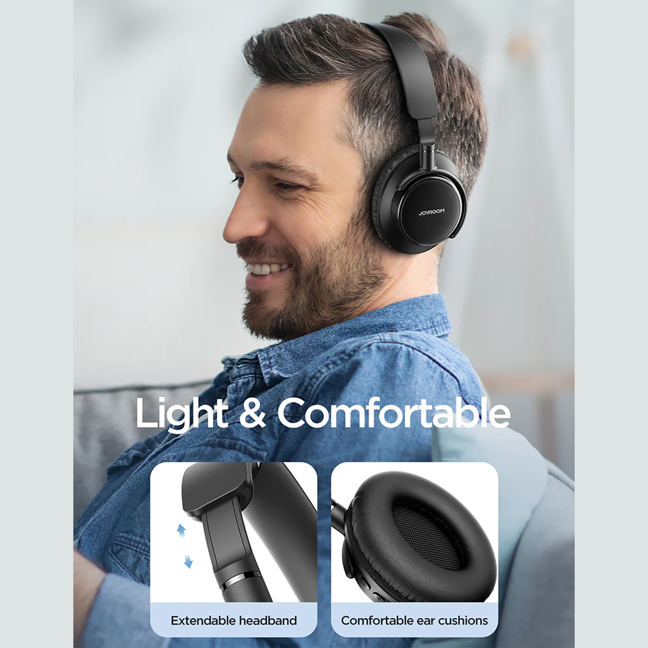 Joyroom JR-OH1 Wireless Headphone - هدفون بی سیم جویروم
