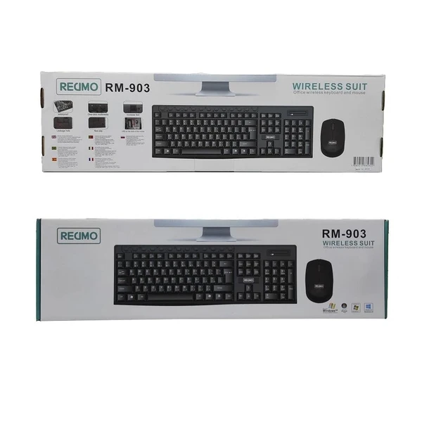 ست کیبورد و ماوس بی‌سیم رسیمو مدل RECIMO RM-903