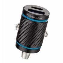شارژر فندکی خودرو پاورولوژی مدل Powerology Pico Dual Port 36W PCCSR023