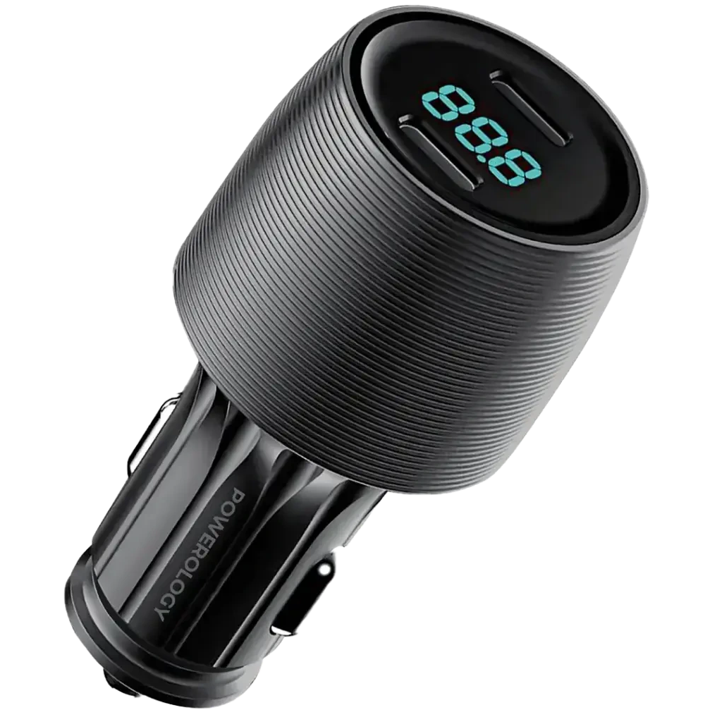 شارژر فندکی خودرو پاورولوژی مدل Powerology Velox 66W PCCSR021