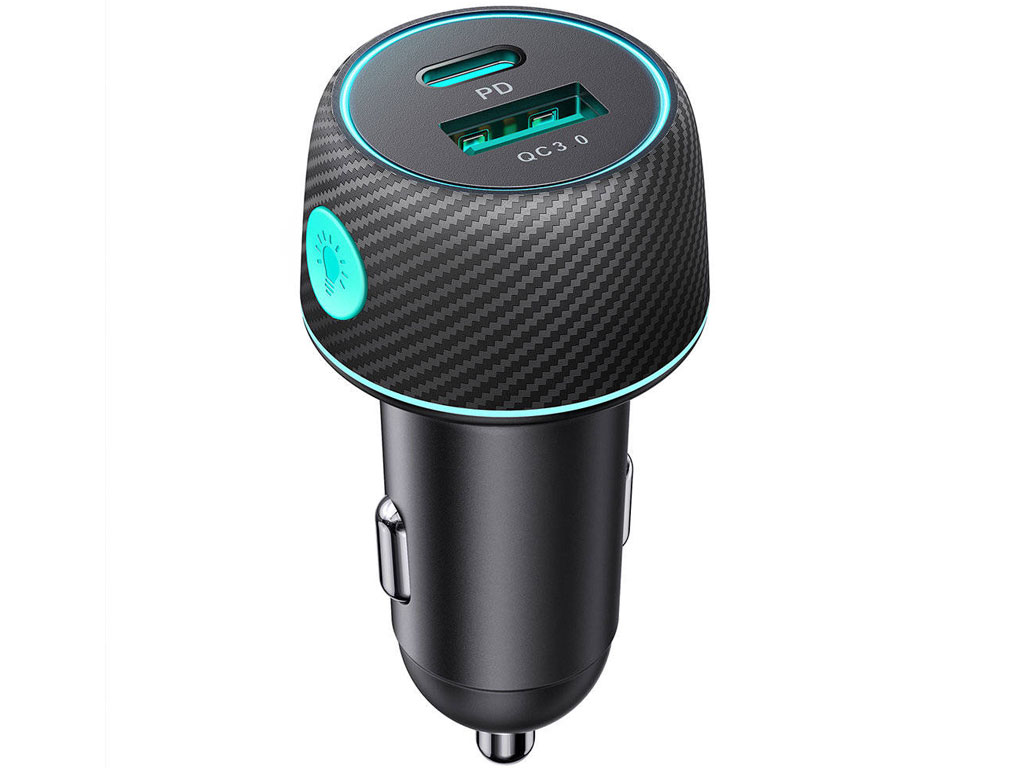 شارژر فندکی فست شارژ ماشین تایپ سی 60 وات جویروم JOYROOM CCN01
