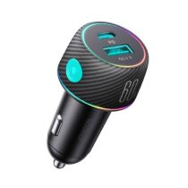 شارژر فندکی فست شارژ ماشین تایپ سی 60 وات جویروم JOYROOM CCN01