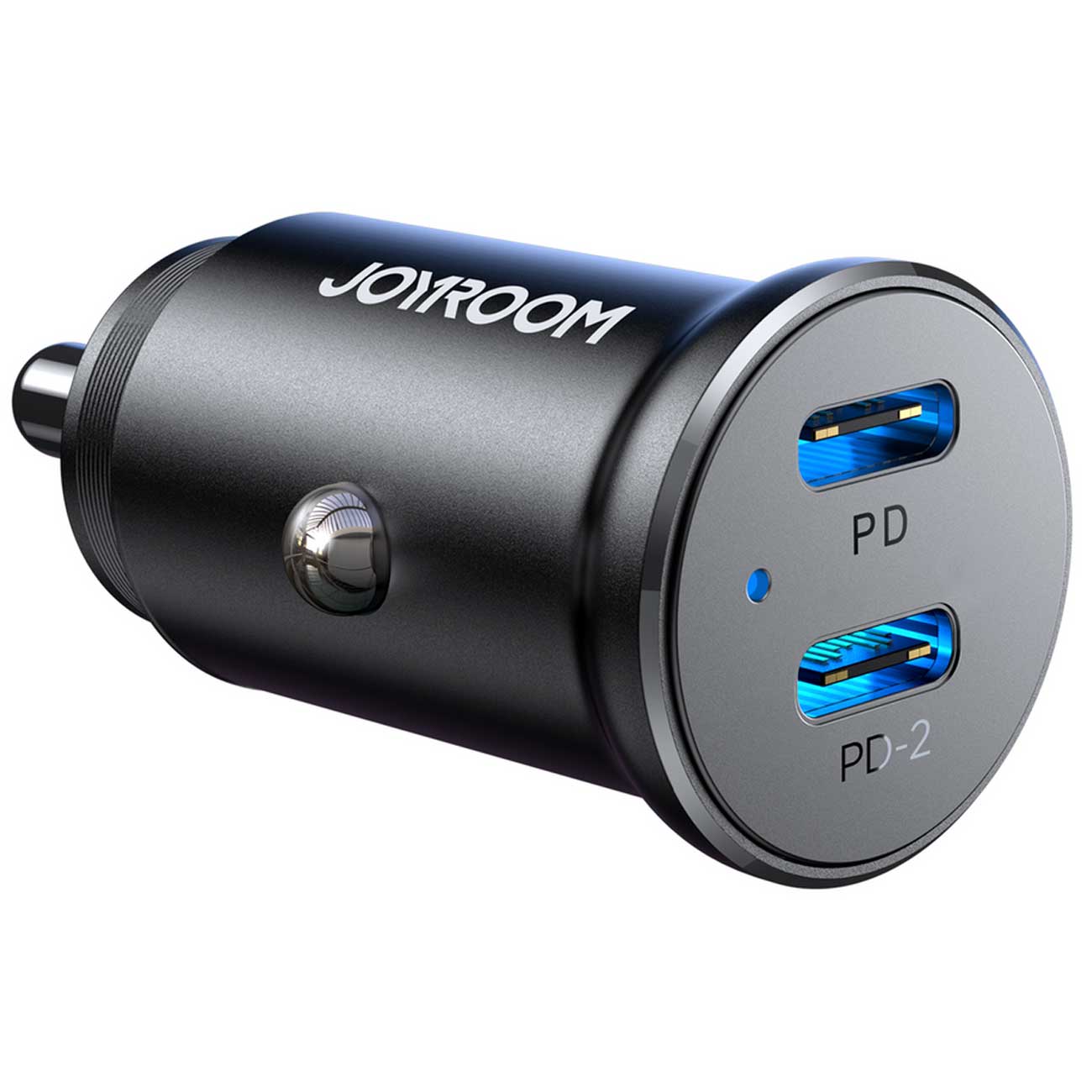 شارژر فندکی فست شارژ ماشین دو پورت تایپ سی 30 وات جویروم JOYROOM CCN06