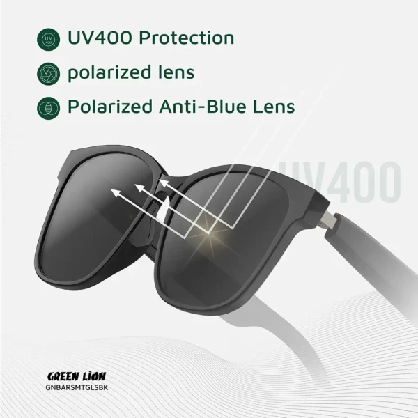عینک آفتابی هوشمند بارسلونا گرین لاین Green Lion Barcelona Smart Glasses