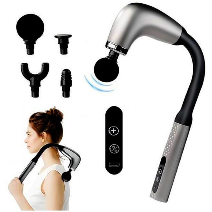 دارای 4 سری ماساژ نوع پورت شارژ: تایپ C دارای قابلیت نمایش میزان شارژ دارای 6 درجه سرعت ماساژ تمامی بدن بدون کمک شخص دیگر