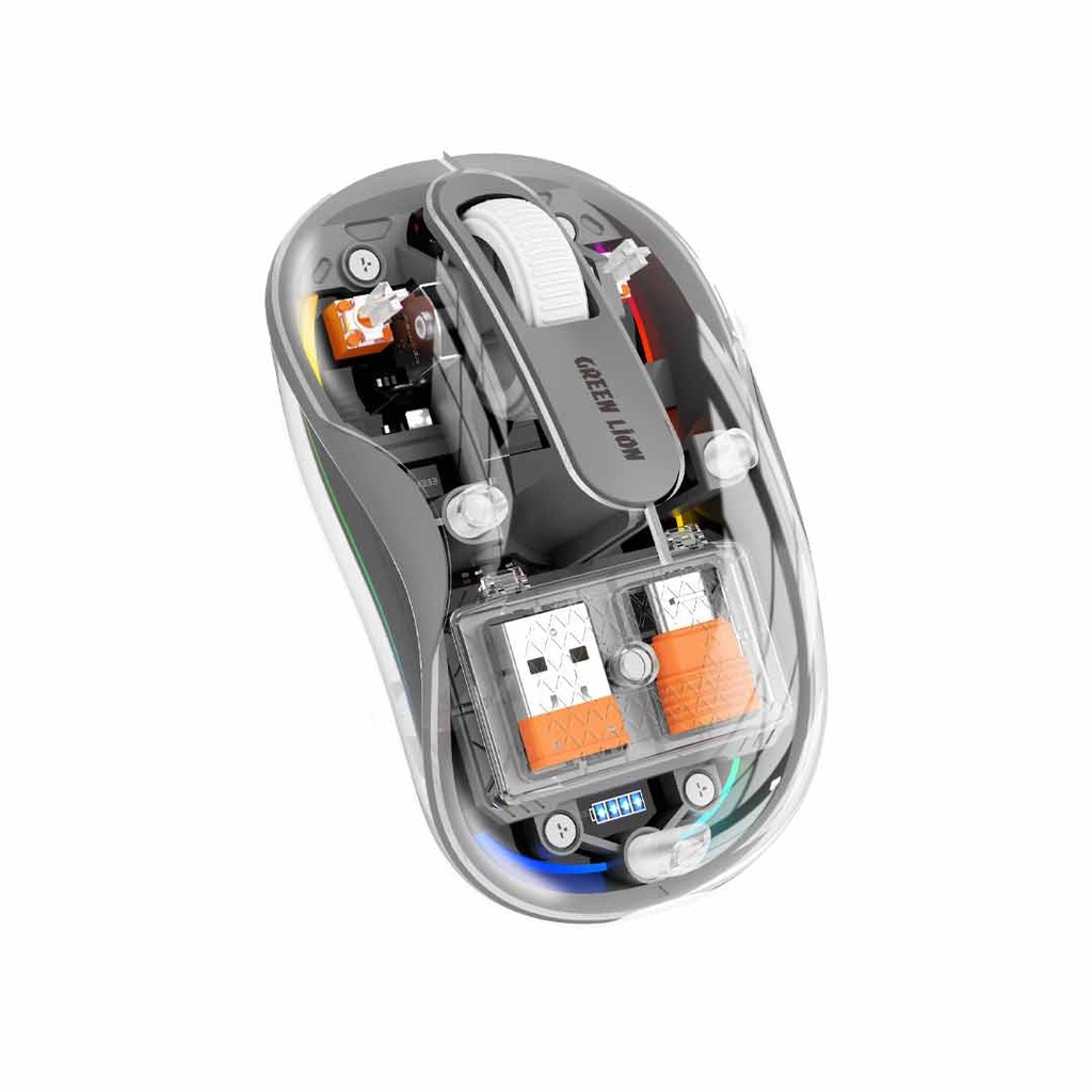 ماوس بی سیم شفاف گرین لاین مدل TURTLE MOUSE GL-MS2