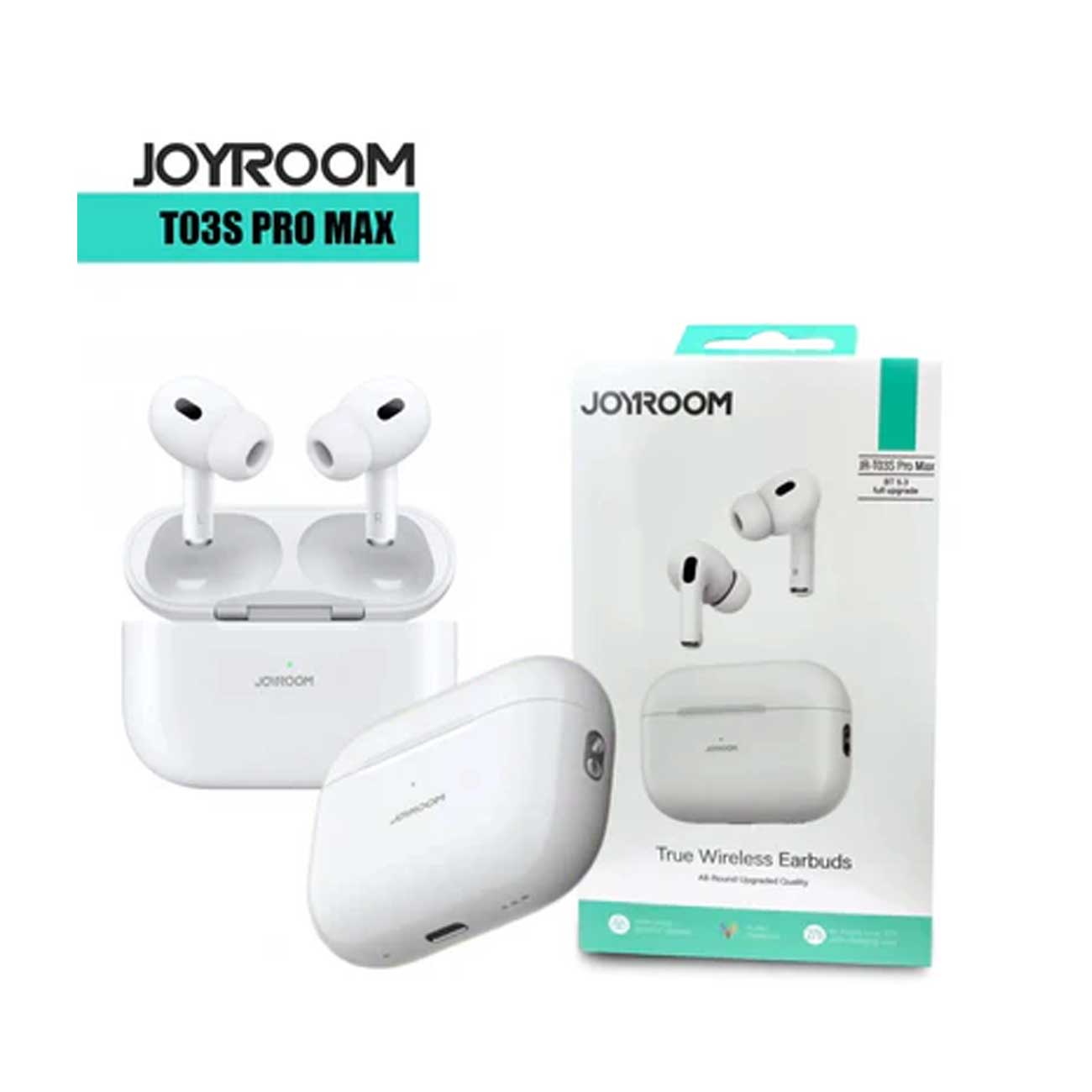 هندزفری بلوتوثی دارای نویز کنسلینگ جویروم مدل JR-T03S Pro Max