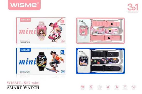ساعت هوشمند پسرانه و دخترانه ویسمی مدل WISME-X67 mini سایز ۴۱ میلی‌متری