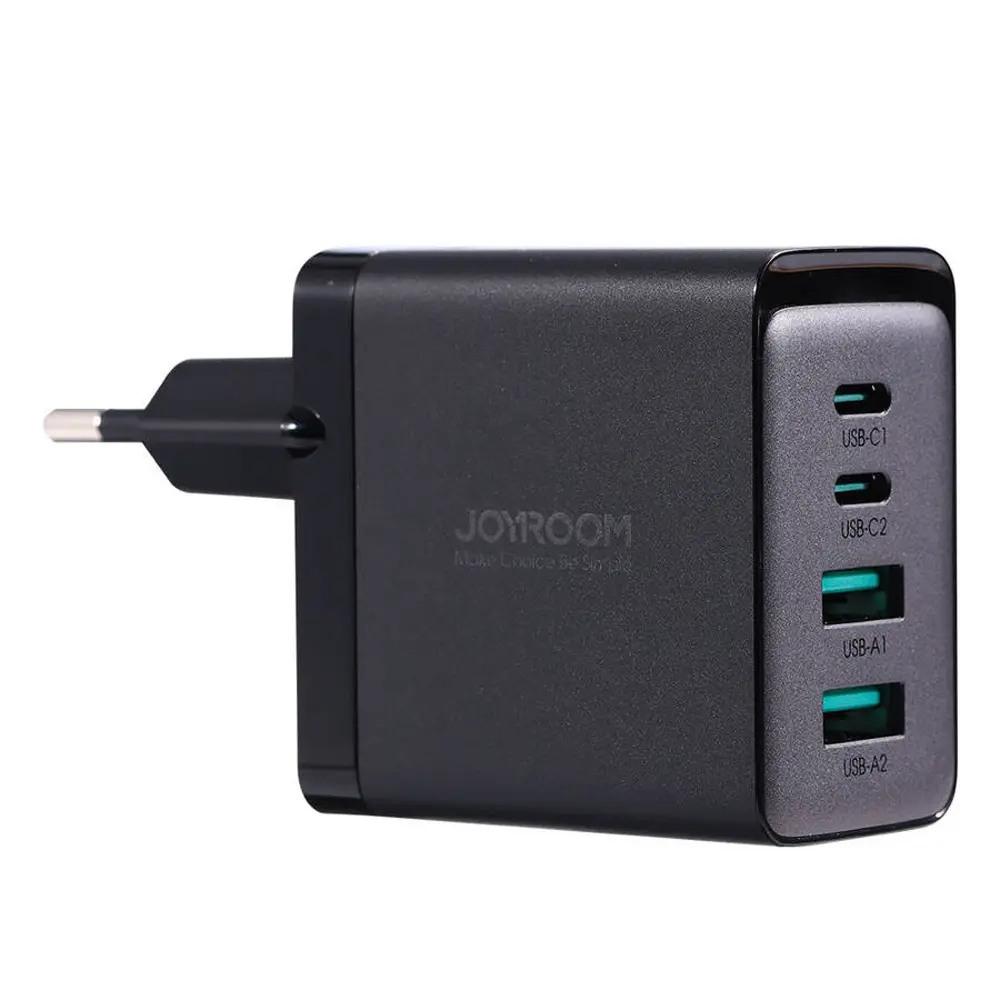 شارژر دیواری تایپ سی و یو اس بی 67 وات با کابل دو سر تایپ‌سی جویروم JOYROOM JR-TCG02