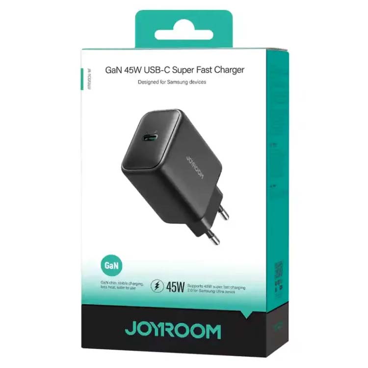 شارژر دیواری فست شارژ 45W تایپ سی جویروم Joyroom JR-TCG13EU