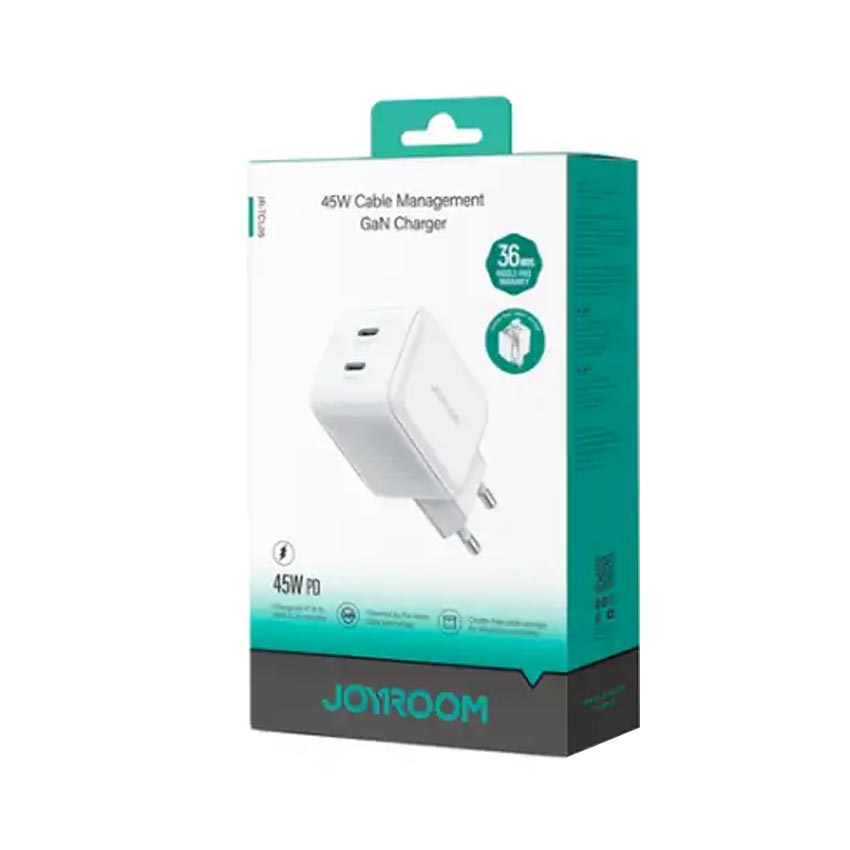 شارژر دیواری فست شارژ 45W تایپ سی جویروم Joyroom JR-TCL05