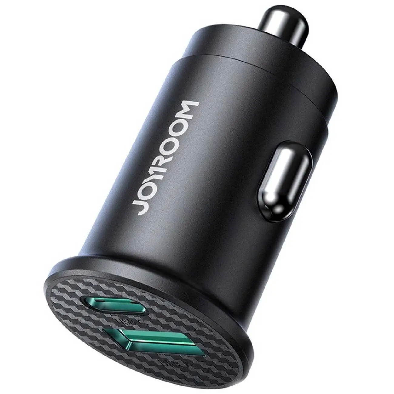 شارژر فندکی 15 واتی خودرو Type-C و USB جویروم JOYROOM JR-CCN16