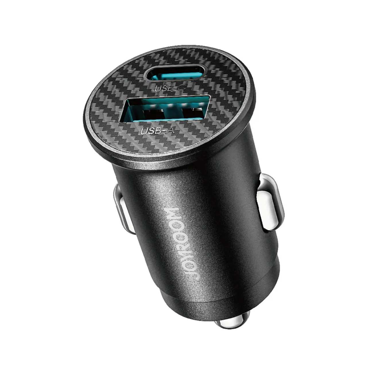 شارژر فندکی 15 واتی خودرو Type-C و USB جویروم JOYROOM JR-CCN16