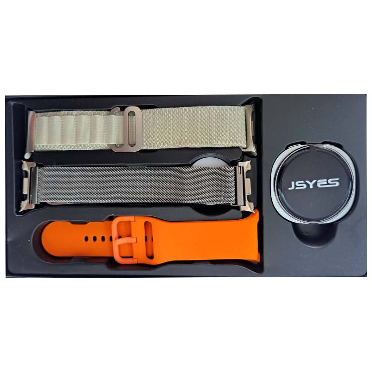 ساعت هوشمند صفحه گرد طرح گلگسی واچ 8 مدل JSYES MS36 با صفحه نمایش آمولد و بدنه آلومینیومی