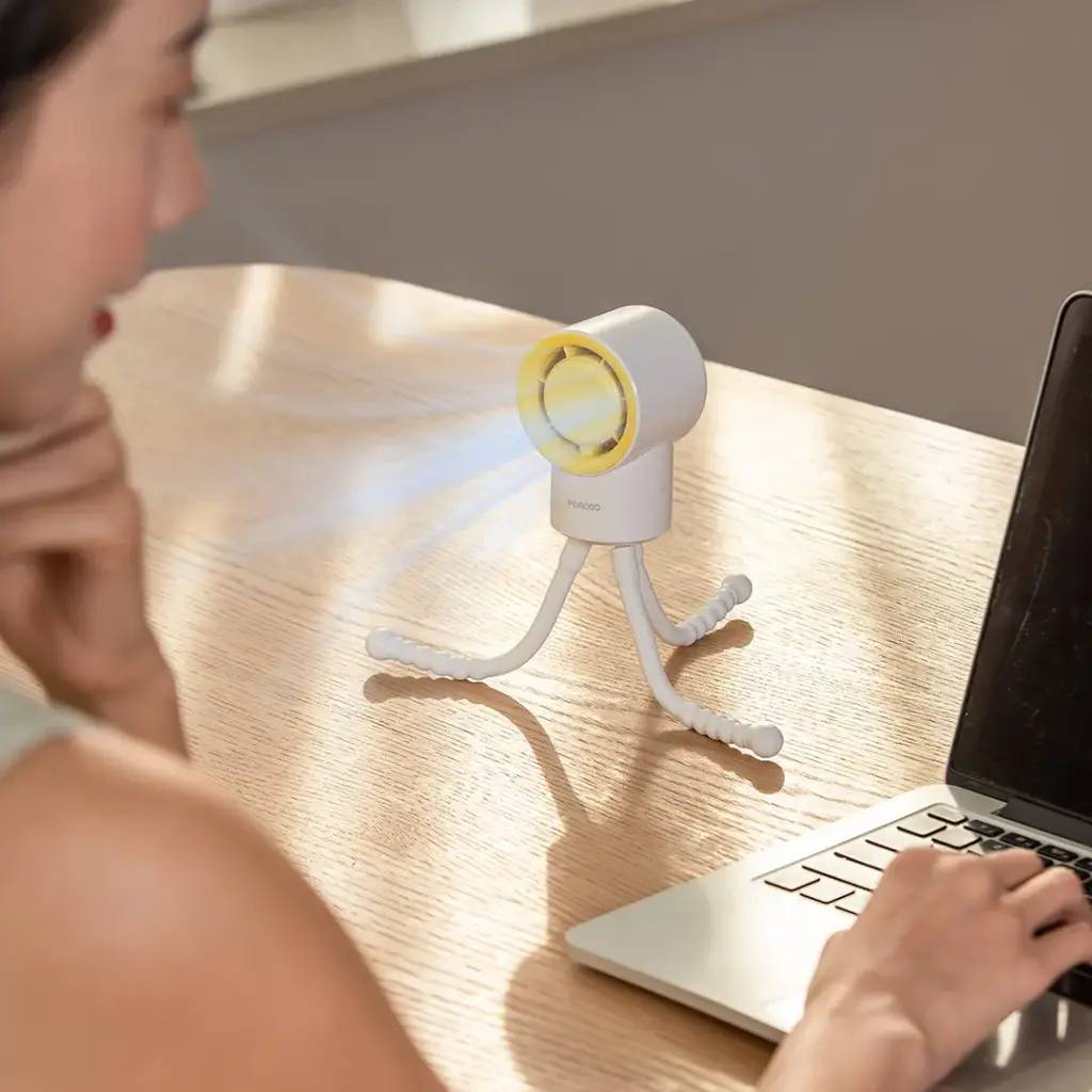 پنکه رومیزی پرودو مدل Porodo Mini Handheld Fan PDF35A