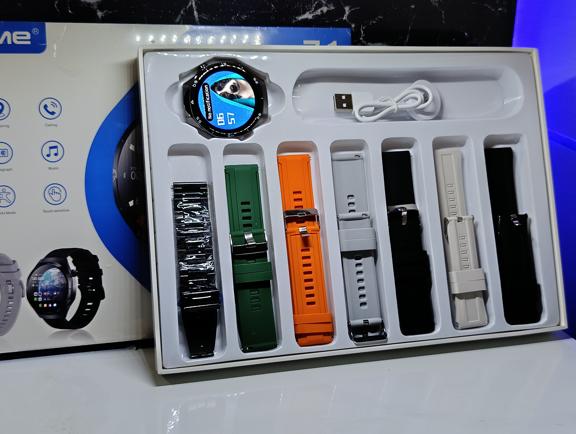 ساعت هوشمند صفحه گرد ویسمی مدل Wisme-X37 Max با بدنه آلومینیومی با 7 بند متنوع
