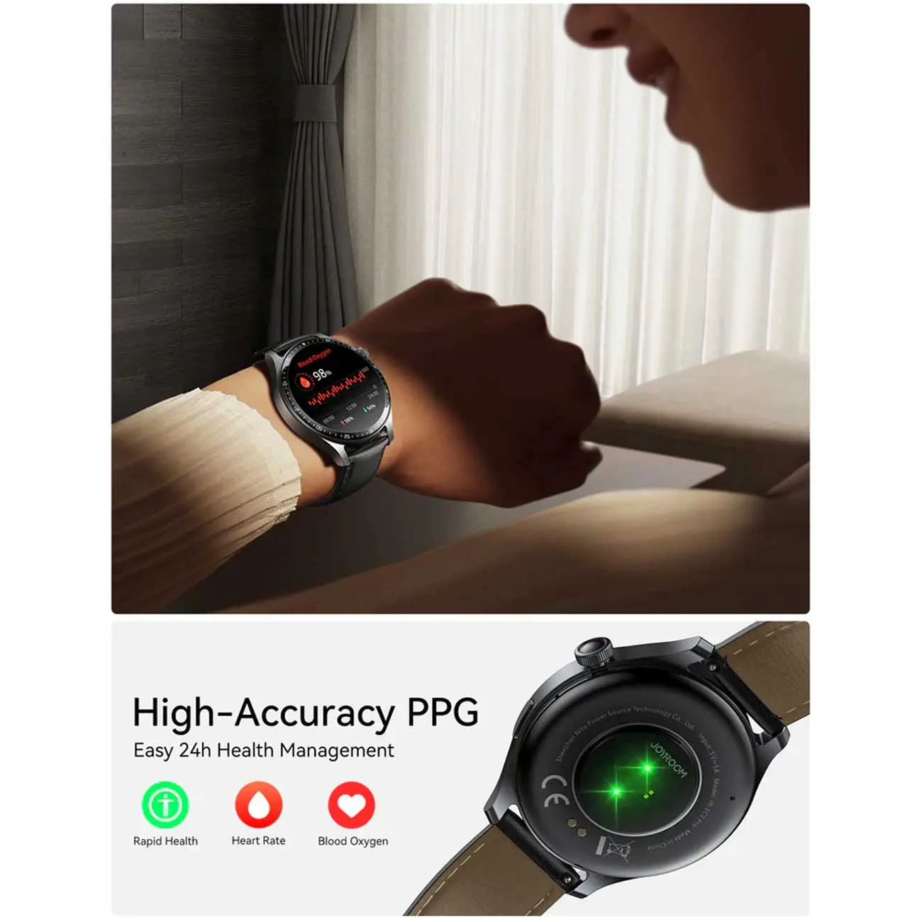 ساعت هوشمند ضدآب جویروم مدل Joyroom JR-FC2 Pro