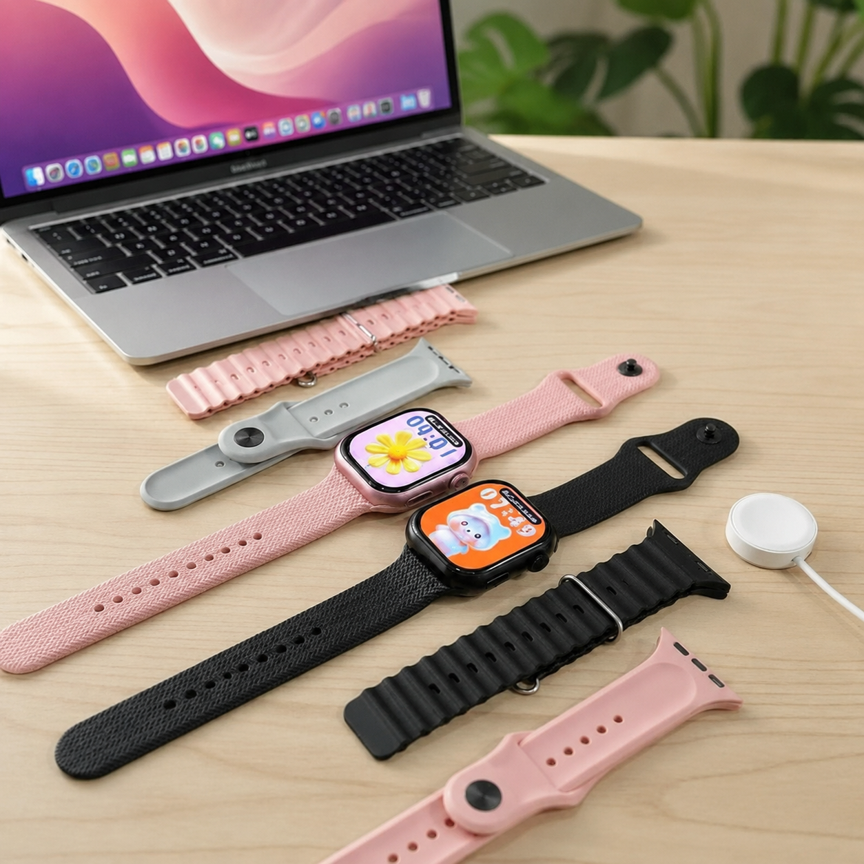 ساعت هوشمند کیکویر مدل KEQIWEAR KW92 Mini به همراه سه بند