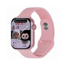 ست ساعت هوشمند و دستبند و گوشواره و گردنبند دخترانه کیکویر مدل Keqiwear KW79 Mini