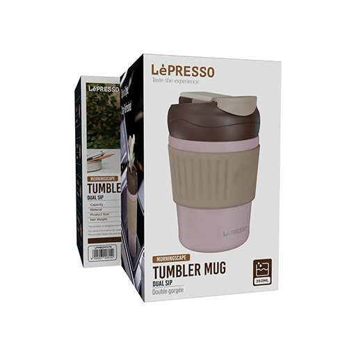 ماگ مسافرتی لپرسو مدل Lepresso Morningscape Tumbler Mug Dual SipL PPBCFFCGY