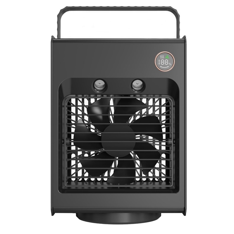 پنکه رومیزی مه پاش شارژی پرودو Porodo Air & Mist Portable Cooling Fan PDLSMFAN