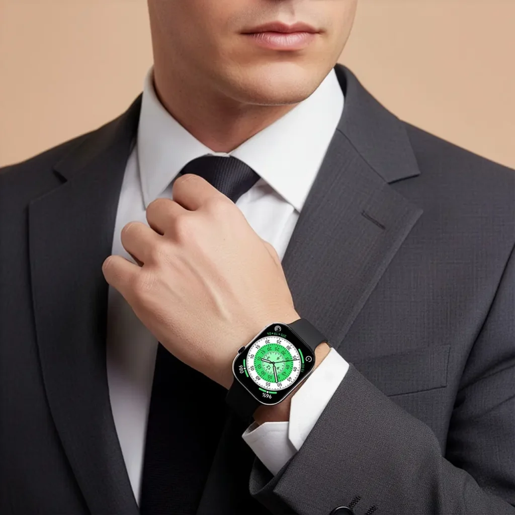 ساعت هوشمند گرین لاین مدل Green Lion Ultimate GL-SW11D سایز ۴6 میلی‌متری با قابلیت کنترل با اشاره