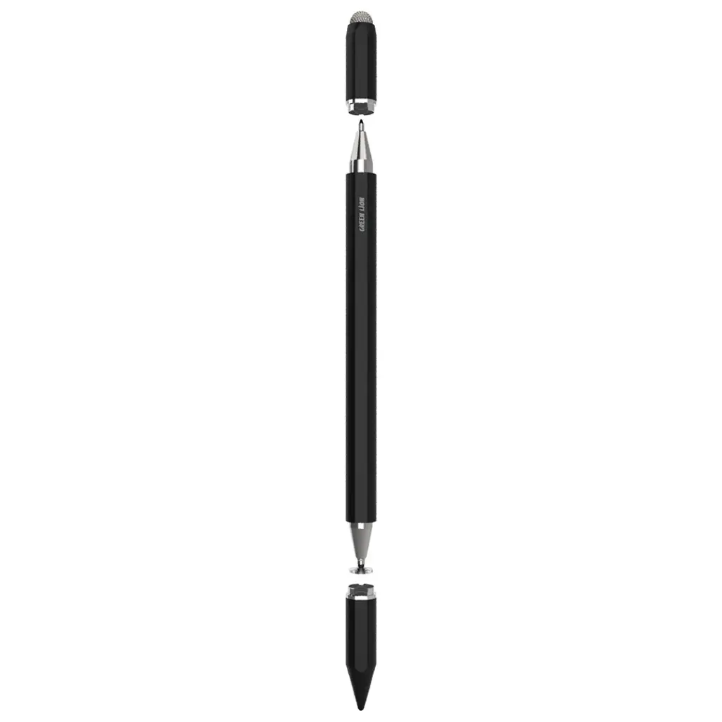 قلم هوشمند استایلوس سه کاره گرین لاین Green Lion 3-In-1 Stylus Pen GN3NSTYPENBK