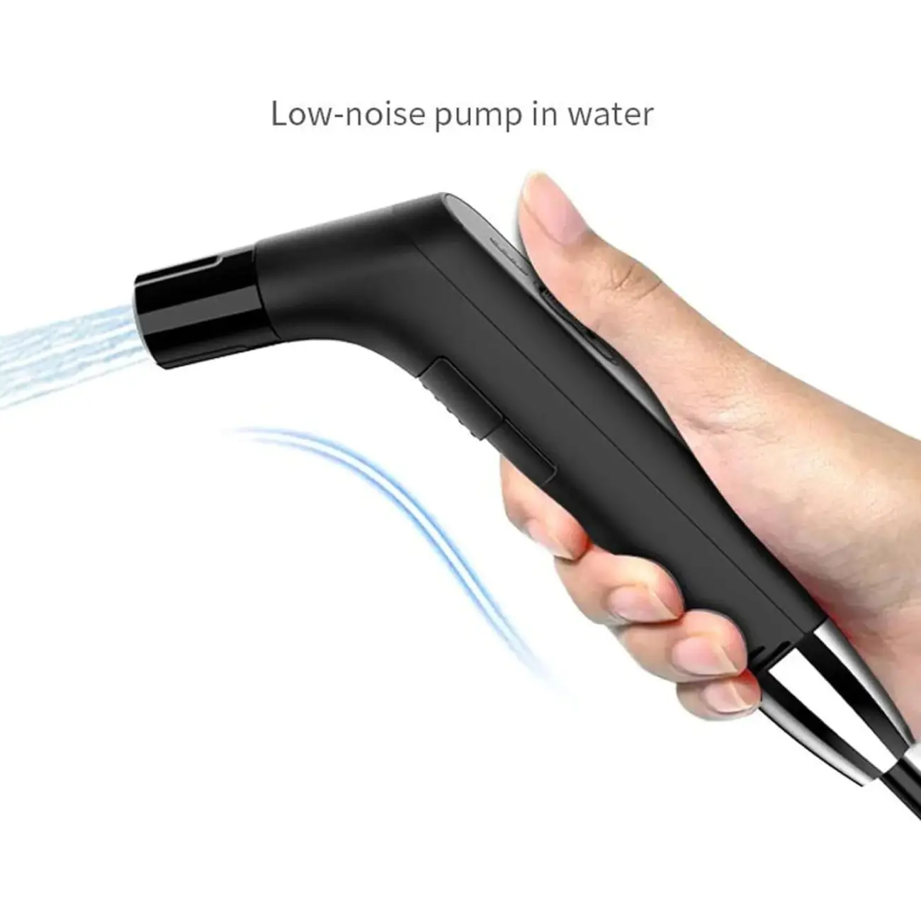 خودشور همراه با شلنگ مسافرتی گرین لاین Green Lion Ccompact Bidet GNCMTBDTSPYBK