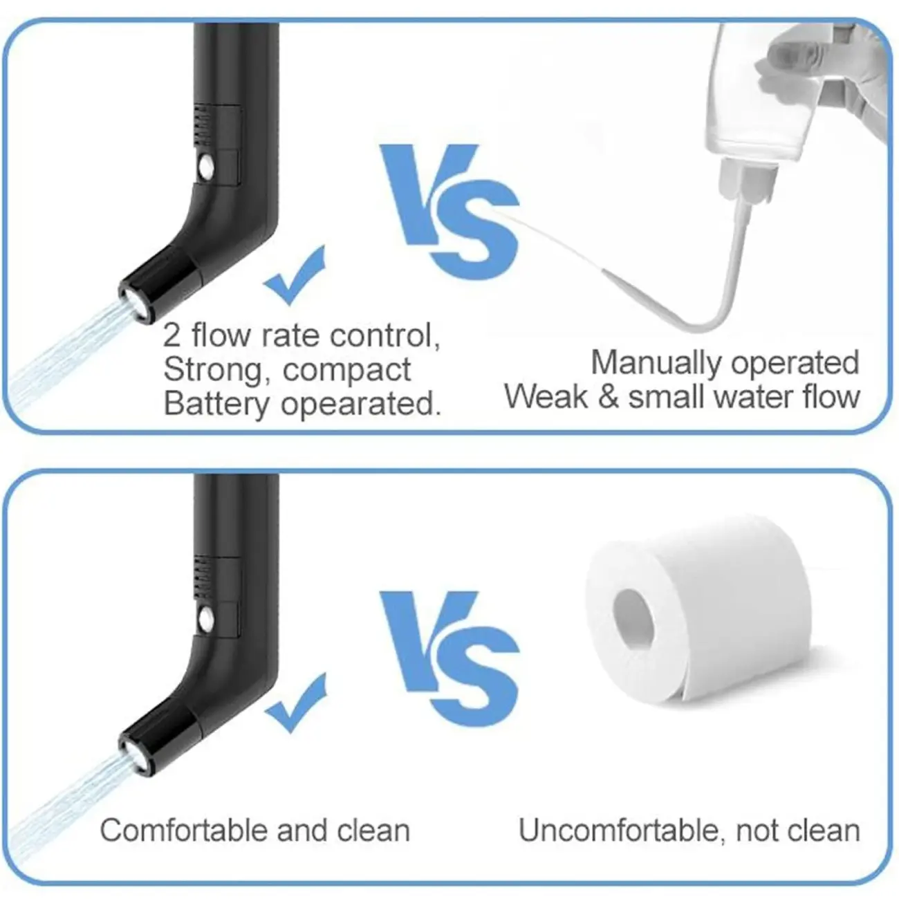 خودشور همراه با شلنگ مسافرتی گرین لاین Green Lion Ccompact Bidet GNCMTBDTSPYBK