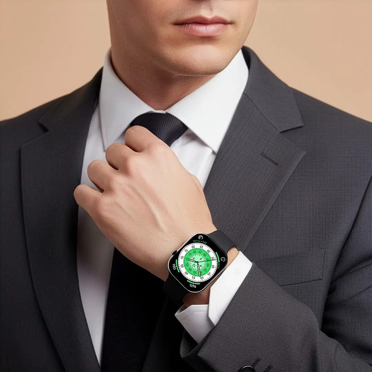 ساعت هوشمند گرین لاین مدل Green Lion Ultimate GL-SW11D سایز ۴6 میلی‌متری با قابلیت کنترل با اشاره