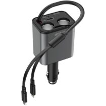 شارژر فندکی 90 واتی گرین لاین مدل GREEN LION MULTIPORT GL-CC07