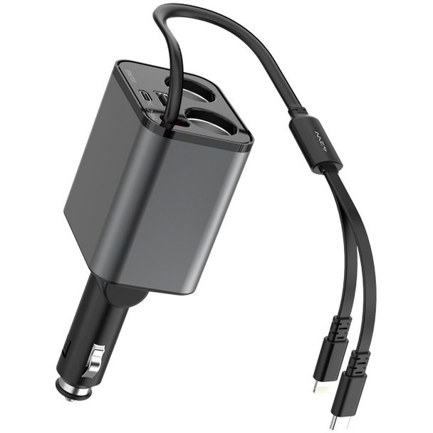شارژر فندکی 90 واتی گرین لاین مدل GREEN LION MULTIPORT GL-CC07