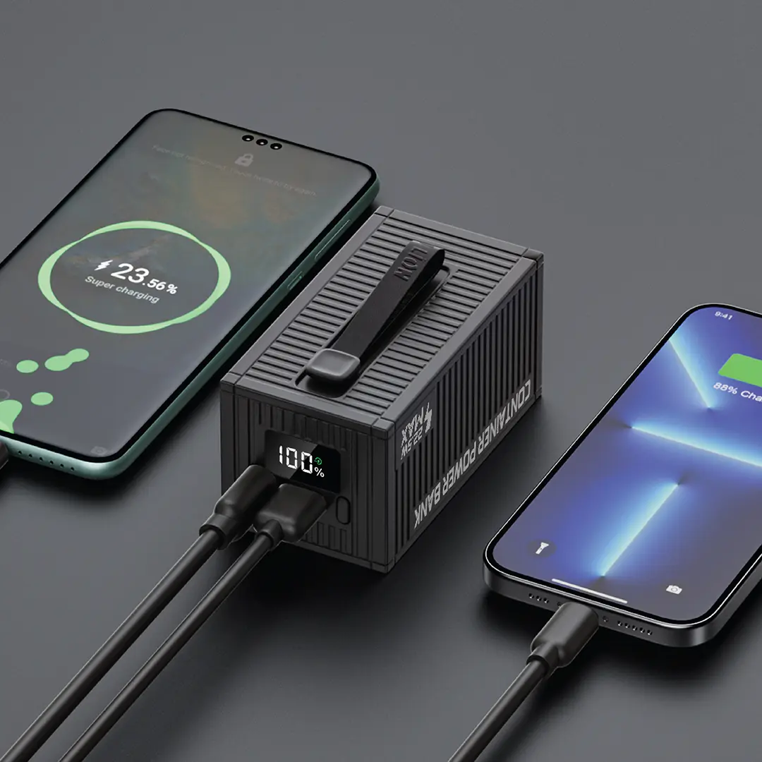 پاوربانک 20000 میلی آمپر کانتینر گرین لاین مدل Green Lion Container PowerBank GNCOTPXPB20BK