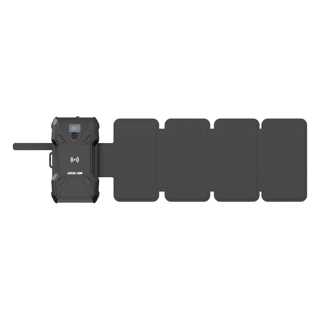 پاوربانک 30 هزار آمپر خورشیدی گرین لاین مدل Solar 5-Panel GL-PXB6