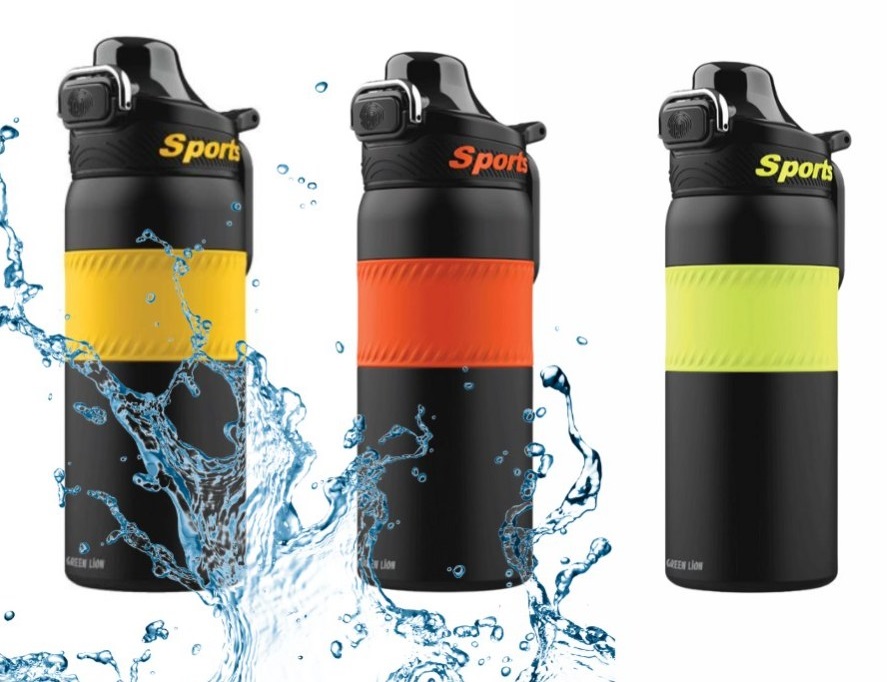 فلاسک و قمقمه ورزشی 550 میلیلیتر گرین لاین Green Lion Athlete Thermal Bottle GNATHTMBBK