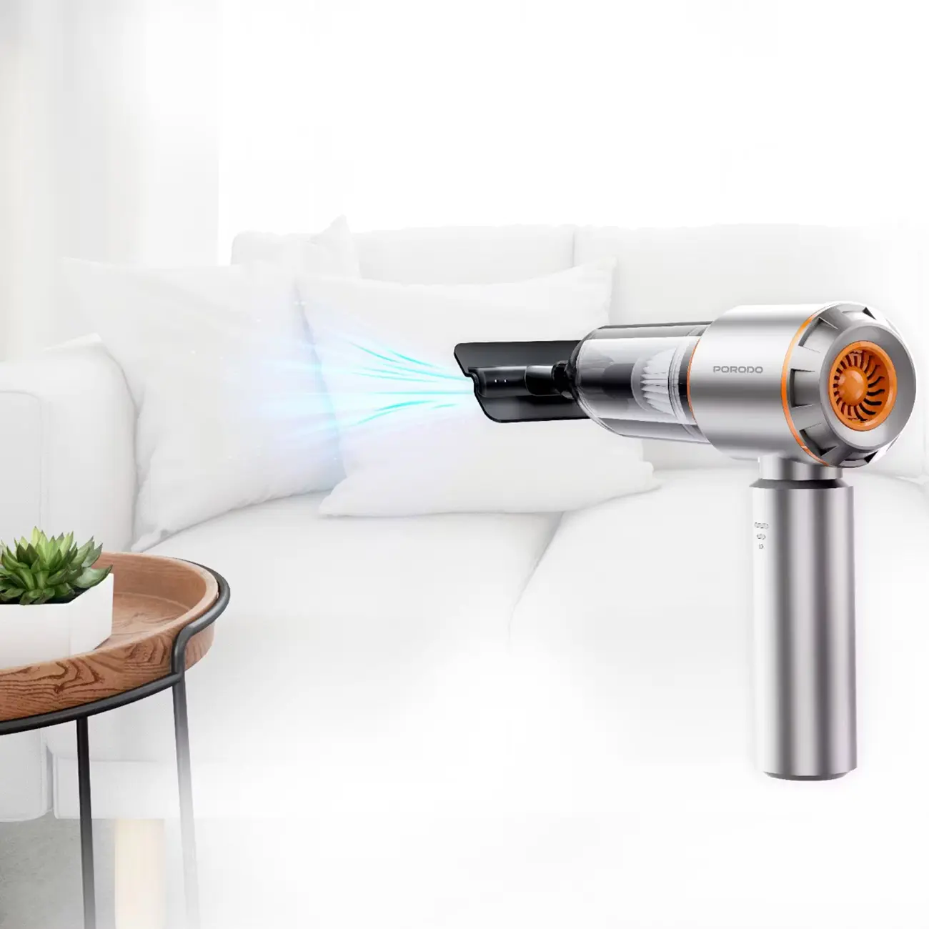 جارو شارژ و دمنده پرودو Porodo Dual Mode Air Duster & Vacuum PDLFST042BK