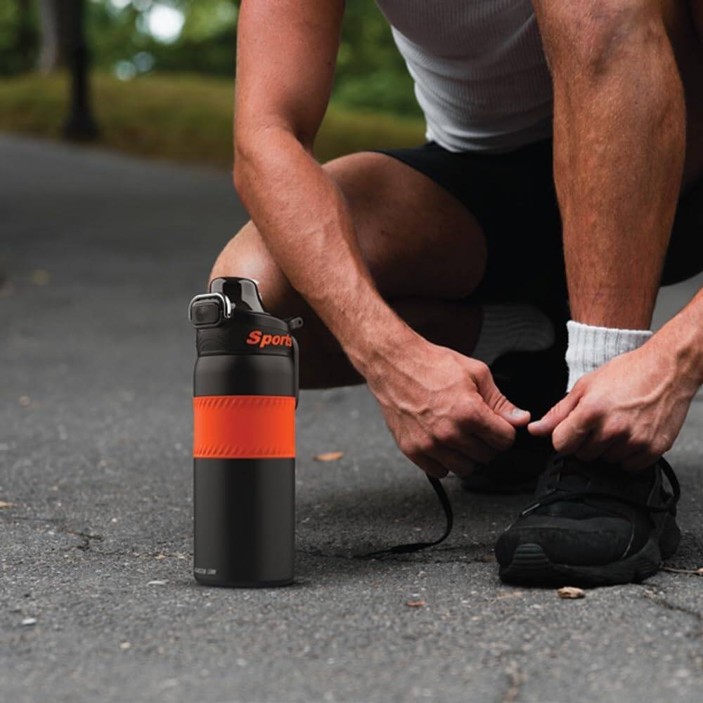 فلاسک و قمقمه ورزشی 550 میلیلیتر گرین لاین Green Lion Athlete Thermal Bottle GNATHTMBBK
