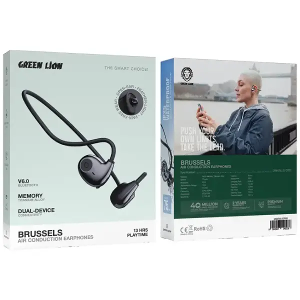 هندزفری بلوتوثی القایی گرین لاین Green Lion Brussels Earphones GL-TWS90