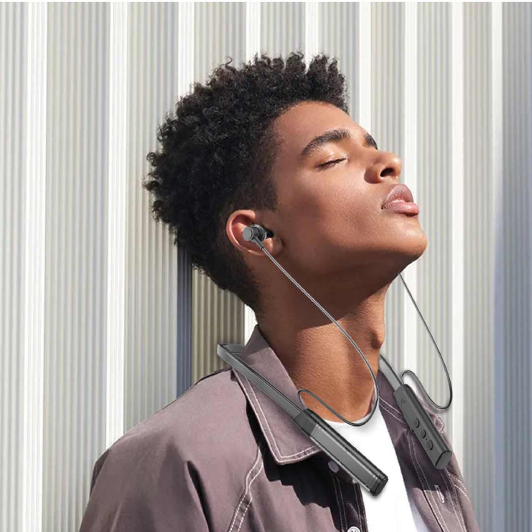 هندزفری گردنی گرین لاین مدل Green Lion Veria Wireless Neck Band GNVERIANBBK